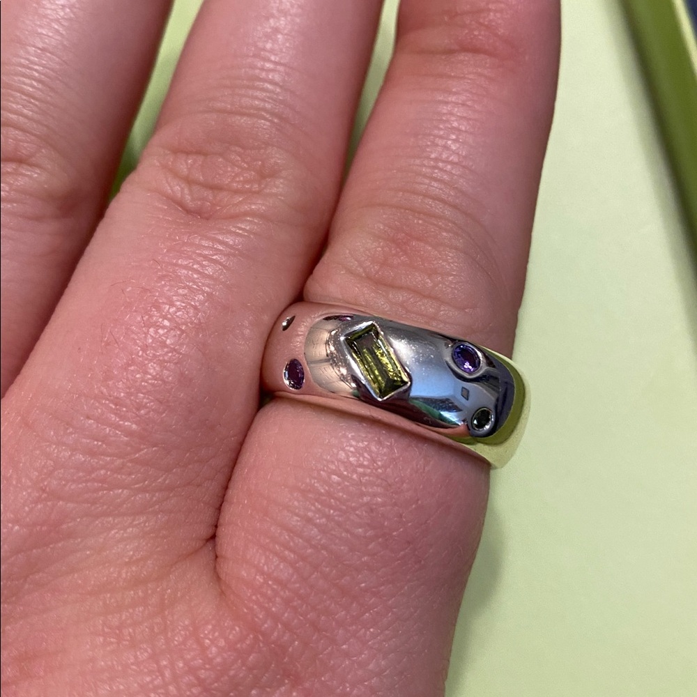 Madewell multi stone ring